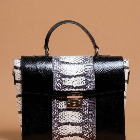 SAC A MAIN METAL ARGENTE